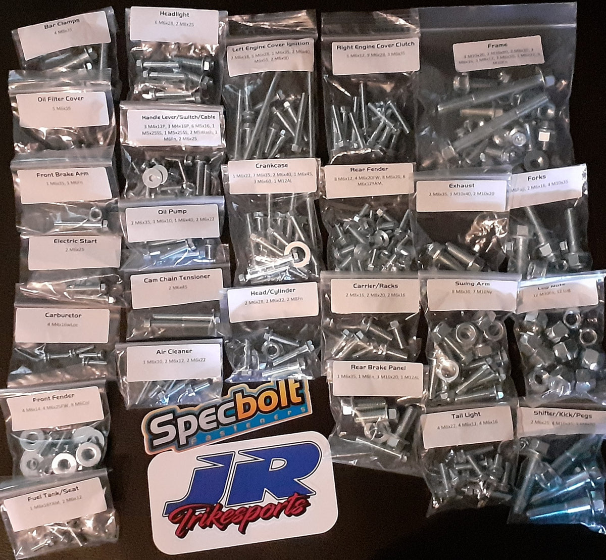 Stainless Cycle Polished Bolt & Screw Kit For Honda Rebel 250 (CB250, CMX250, CM250) – Stainless Steel Set