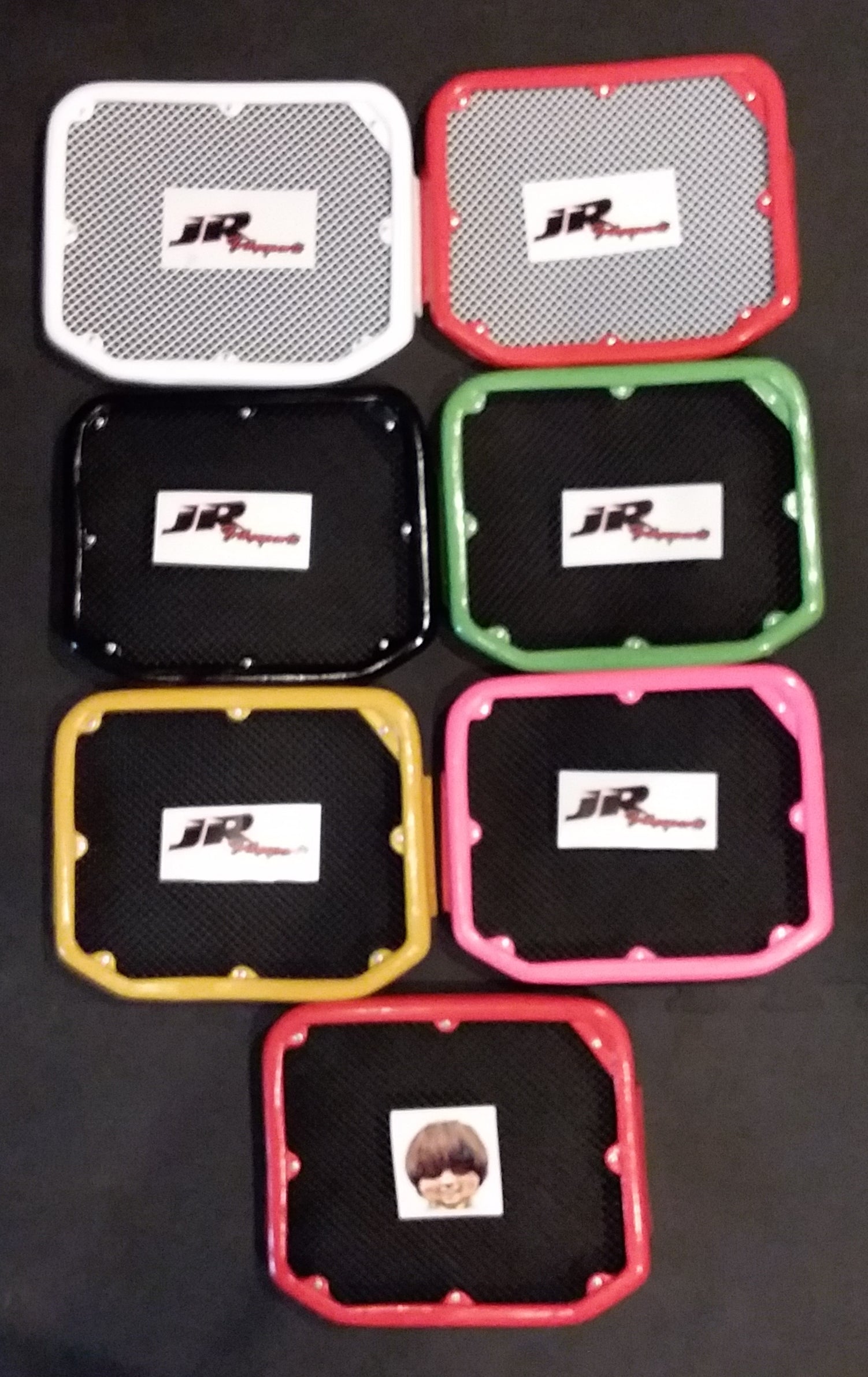 【ぱぴ】Black Design BX-plate/ironplate ぱぴ】Black Design BX-plate/ironplate ZSPEC Black PTU Holes