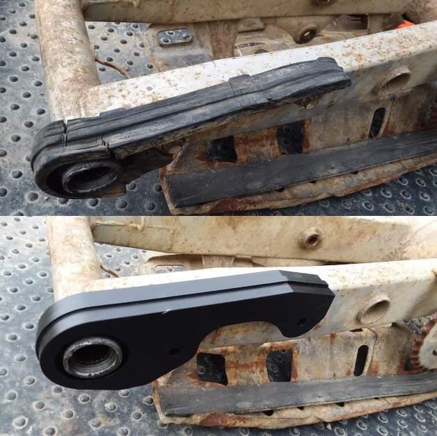 Swingarm Chain Slider Protector For Yamaha PW80 PeeWee CS19